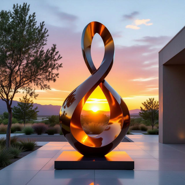 Metal Art Sculpture - Created with AI gallery