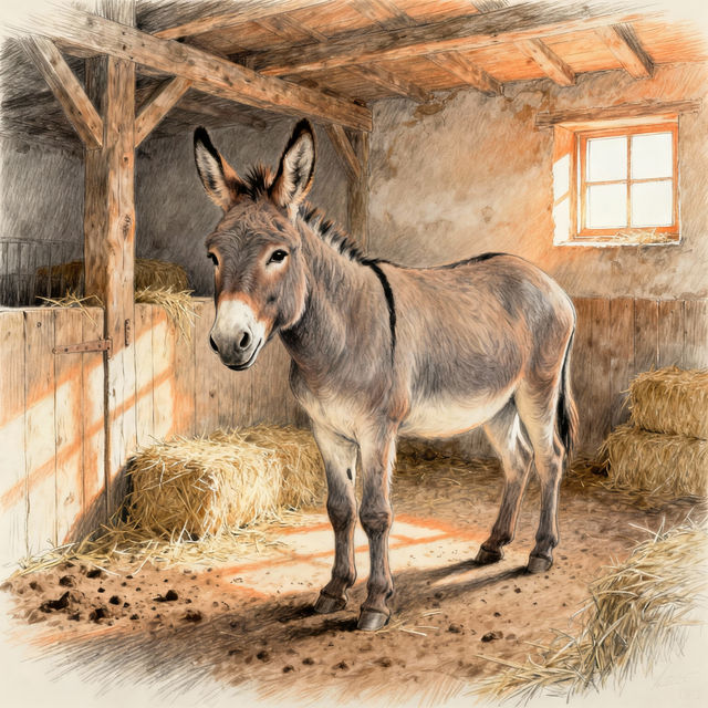 Mule Drawings - AI Generated gallery