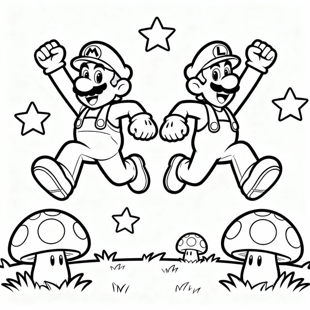 Mario Coloring Pictures - Create Your Own! gallery