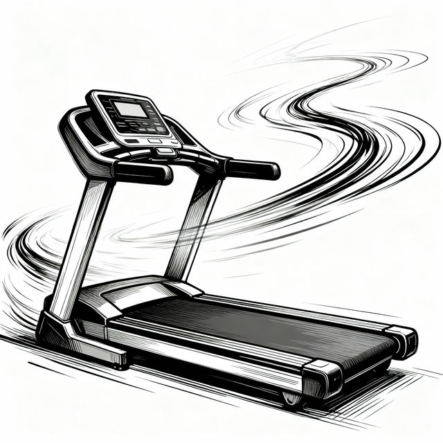 Treadmill Drawings - Created With AI gallery