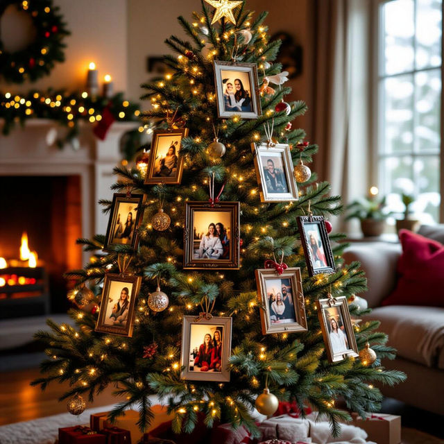 Picture Frame Christmas Ornaments - Made With AI gallery