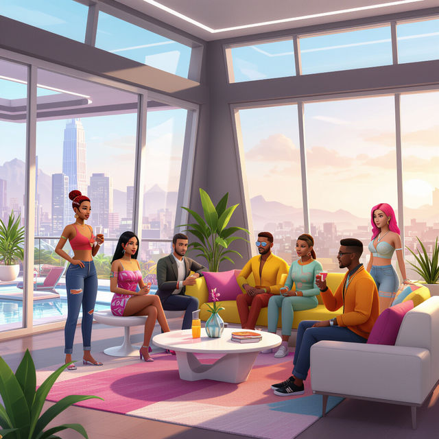 Sims 4 Wallpapers - Made With AI gallery