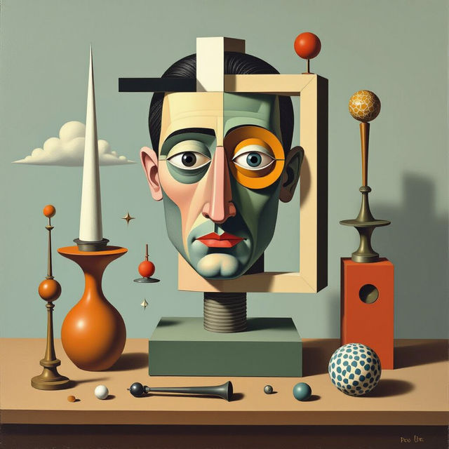 Marcel Duchamp Art Style - AI Generated gallery