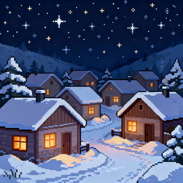 Winter Pixel Art gallery