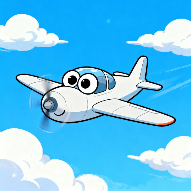 Cartoon Airplane Drawings gallery