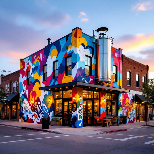 Art District Brewery - AI Generated Art gallery