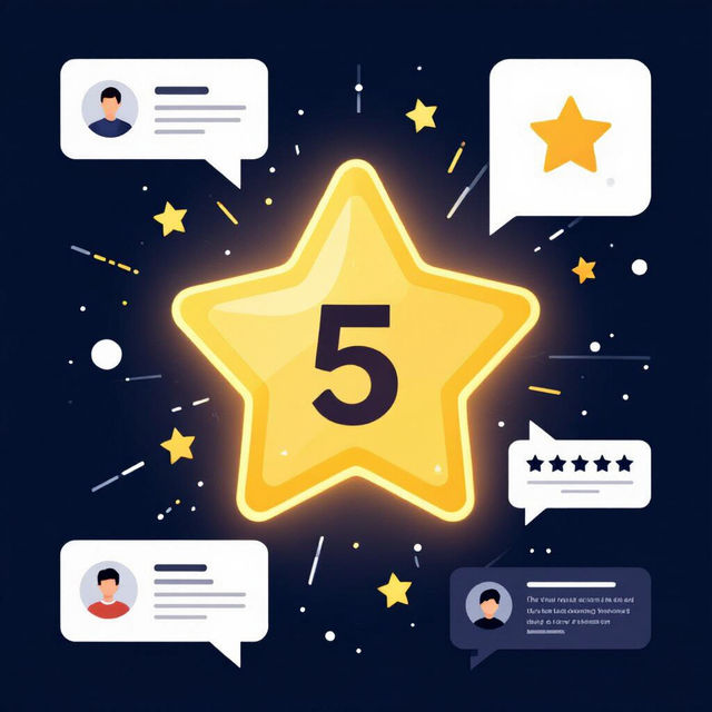 5 Star Review Images - Made With AI gallery