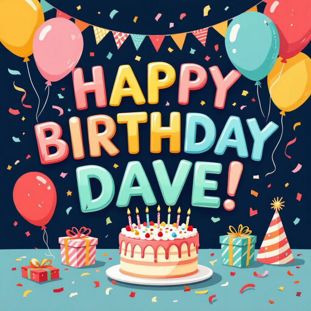 Happy Birthday Dave Images - Made With AI gallery