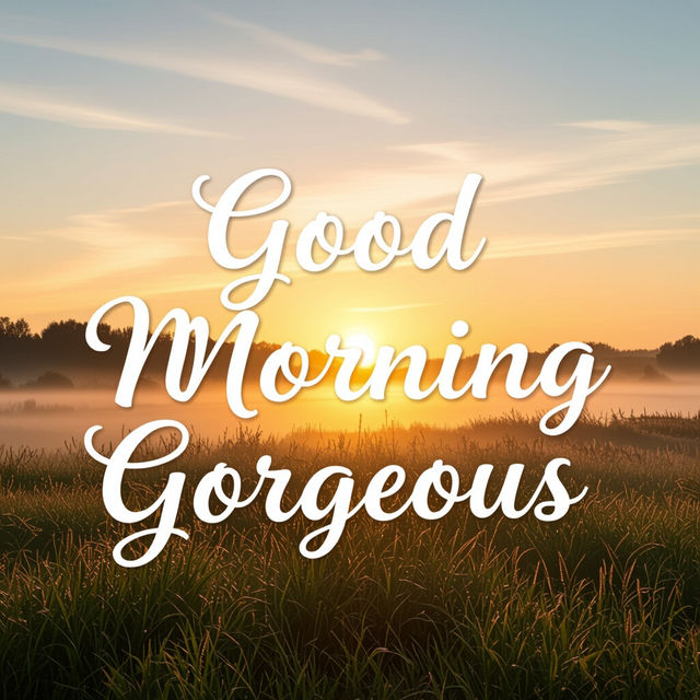 Good Morning Gorgeous Images gallery