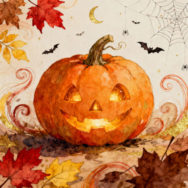 Drawing Jack O'lantern gallery