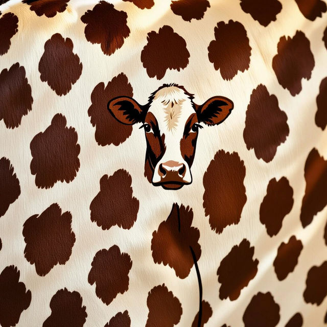 Brown Cow Print Wallpaper gallery