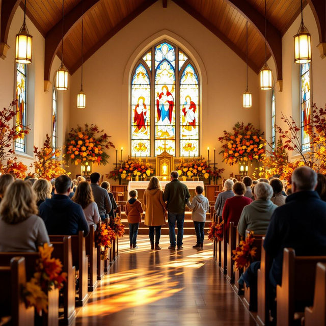 Church Thanksgiving Images - Made With AI gallery