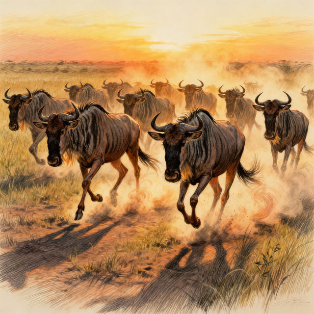 Animal Migration Drawings gallery