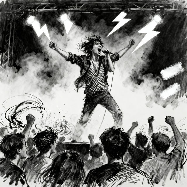 Concert Drawings - AI Generated Art gallery