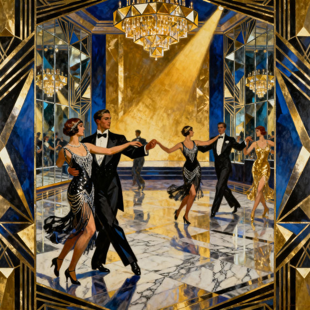 1920s Art Deco Art gallery