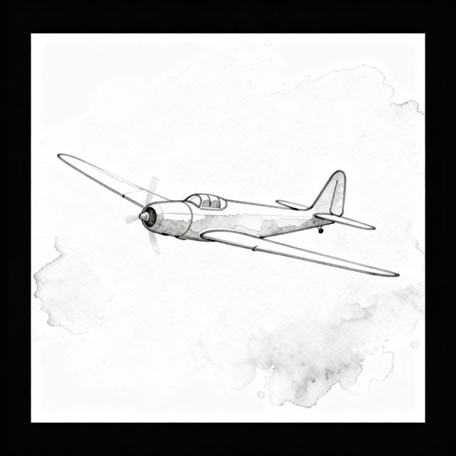 Simple Plane Drawing gallery