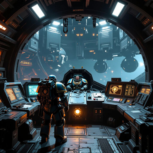 Inside Dreadnought 40k Art gallery