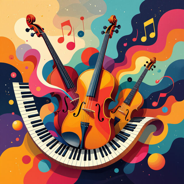 Music Drawings - Made With AI gallery