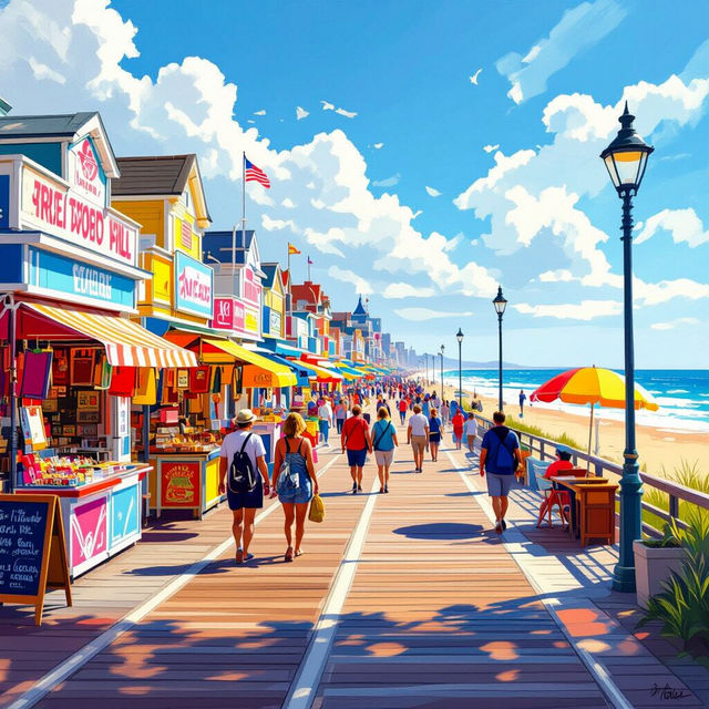 Boardwalk Pictures - AI Generated gallery
