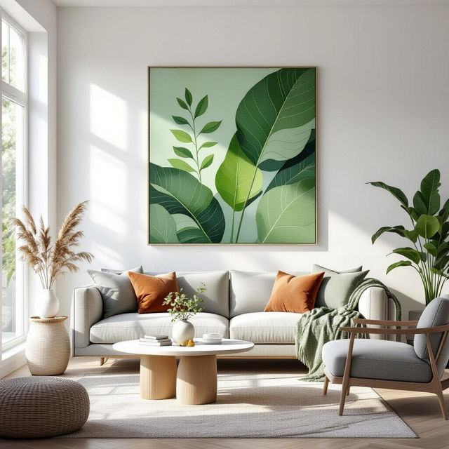 Green Wall Art for Living Room gallery