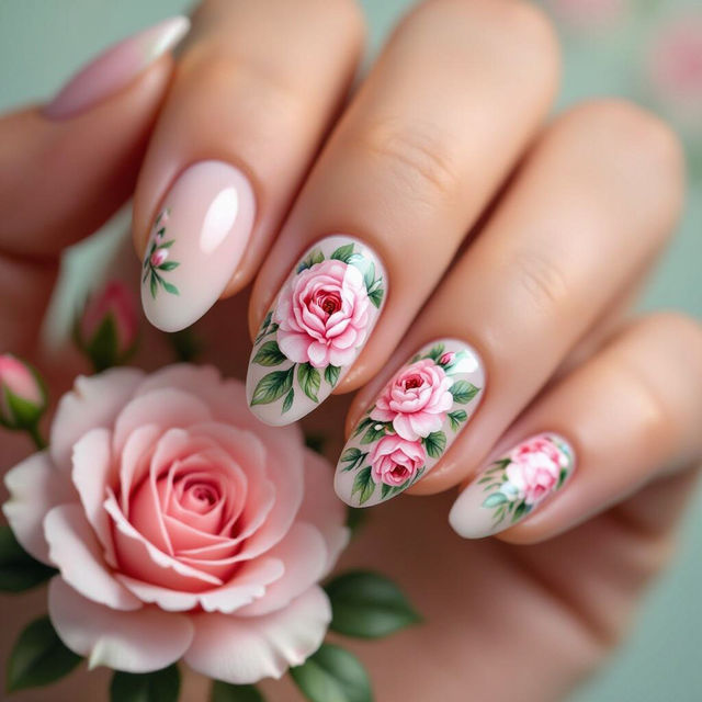 Flower Nail Art Ideas gallery