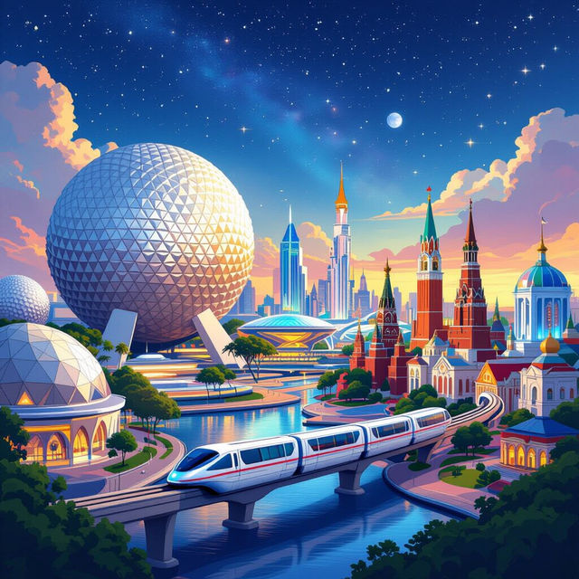 Epcot Pictures - Made With AI gallery