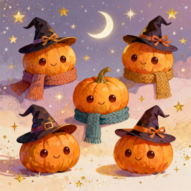 Cute Halloween Pumpkin Drawings gallery