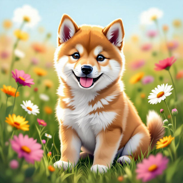 Shiba Inu Drawings - AI Generated gallery