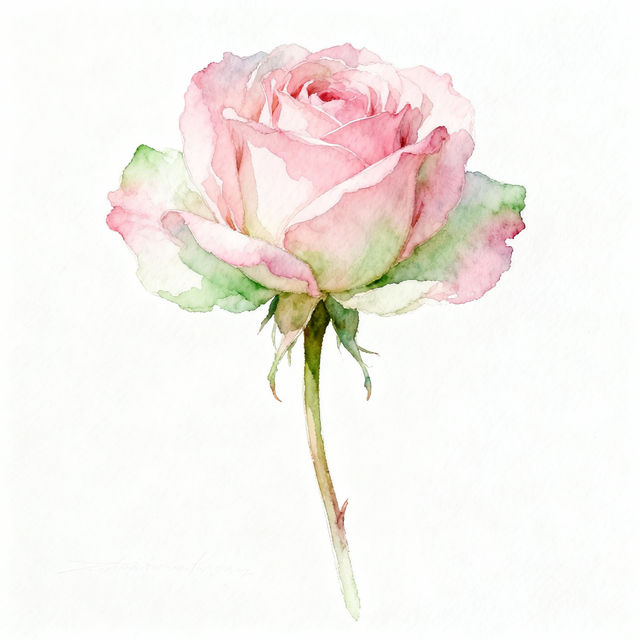 Cute Rose Drawings - Made With AI gallery