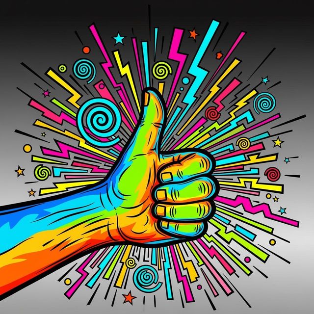 AI Thumbs Up Drawings Gallery gallery