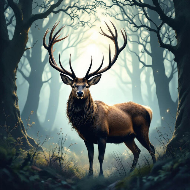 Deer Art - Created with AI gallery