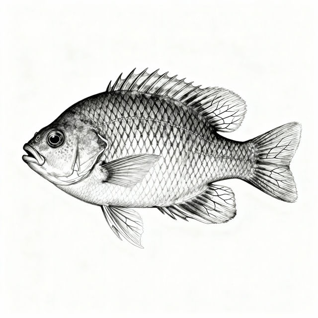Bluegill Drawings - AI Generated Art gallery