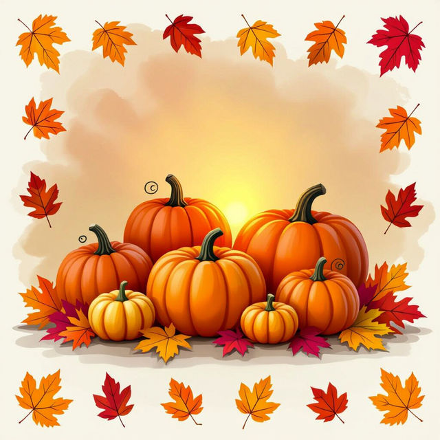 Aesthetic Fall Wallpaper - Pumpkins gallery