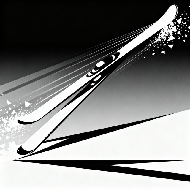 Skis Drawing - Made With AI gallery