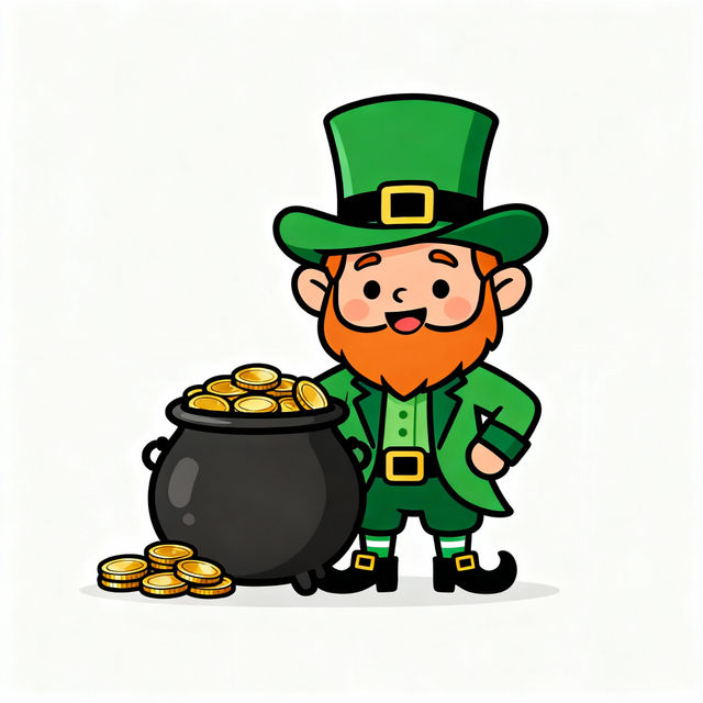 Leprechaun Easy Drawing gallery