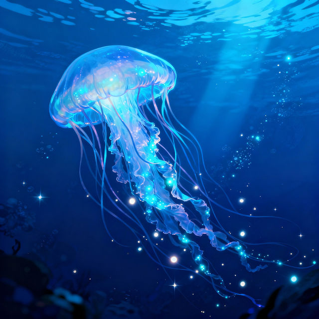 Jellyfish Drawings - AI Generated gallery