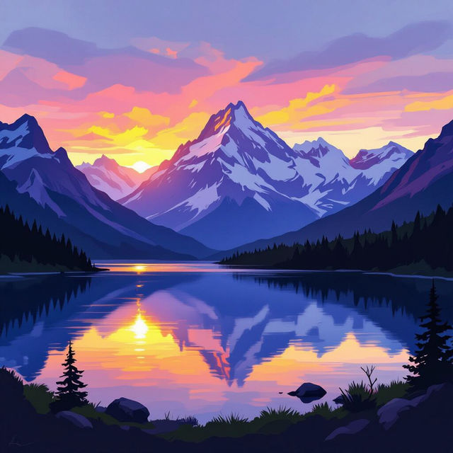 Art Prints Landscape - Made With AI gallery