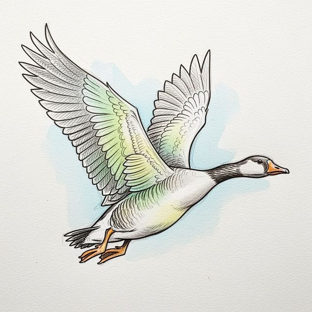 Browse Goose Drawings Made With AI gallery
