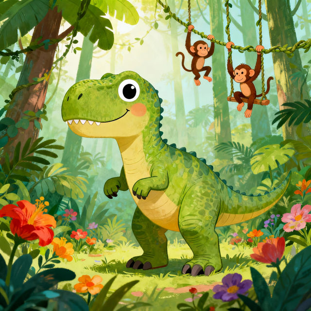 Dino Drawings - Made With AI gallery