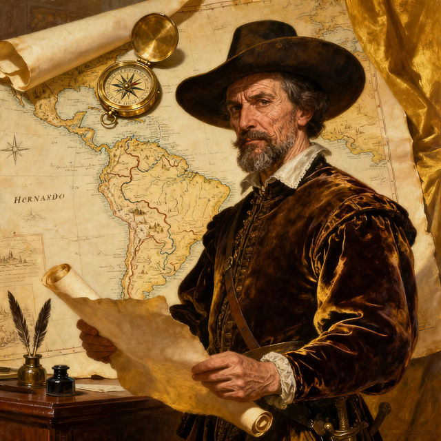 Hernando De Soto Drawing gallery