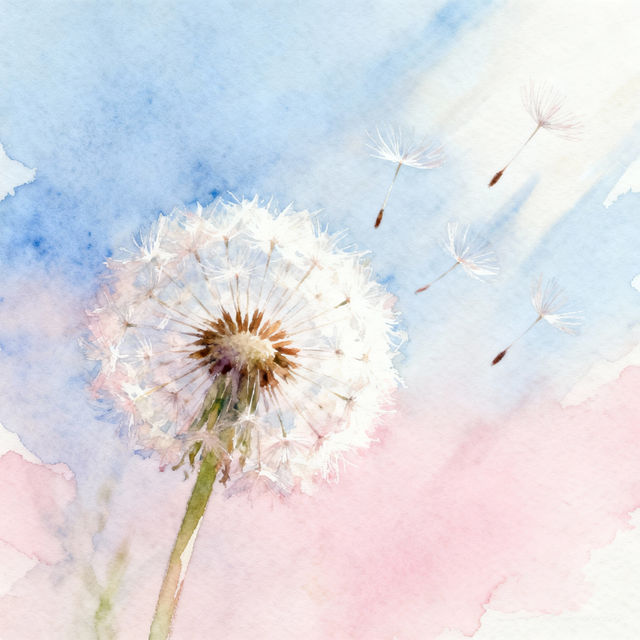 Dandelion Flower Drawing gallery