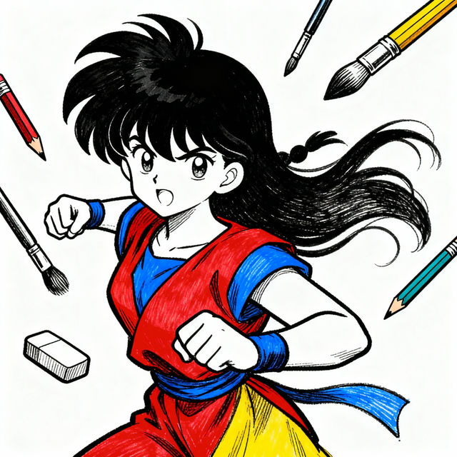 Anime Coloring Pictures - Create Your Own gallery
