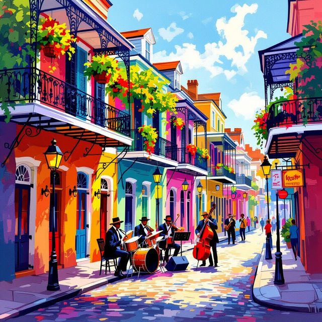 New Orleans Art Galleries - AI Generated gallery