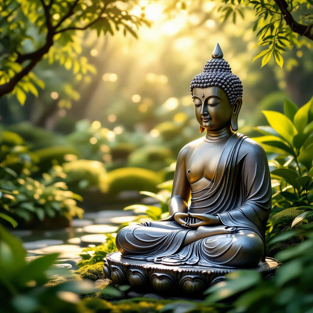 Buddha Wall Art - AI Generated gallery