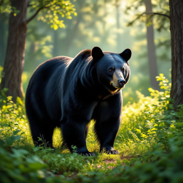 Black Bear Images - Created with AI gallery
