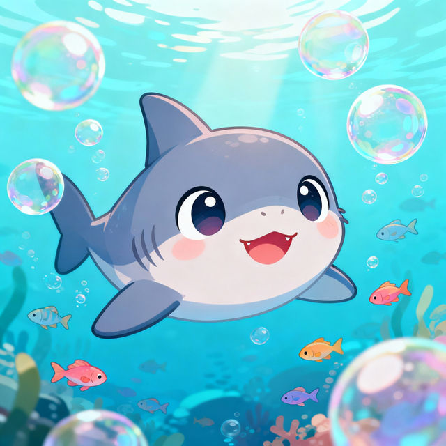 Cute Shark Drawings - Made With AI gallery