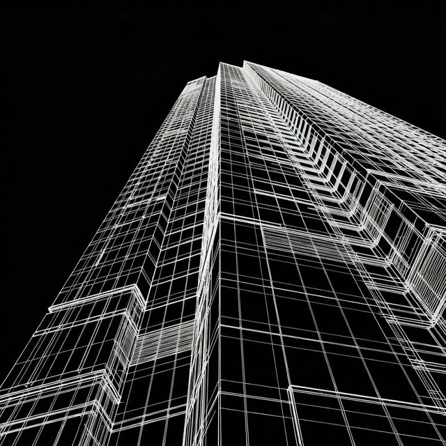 Drawing Of A Building - AI Art gallery