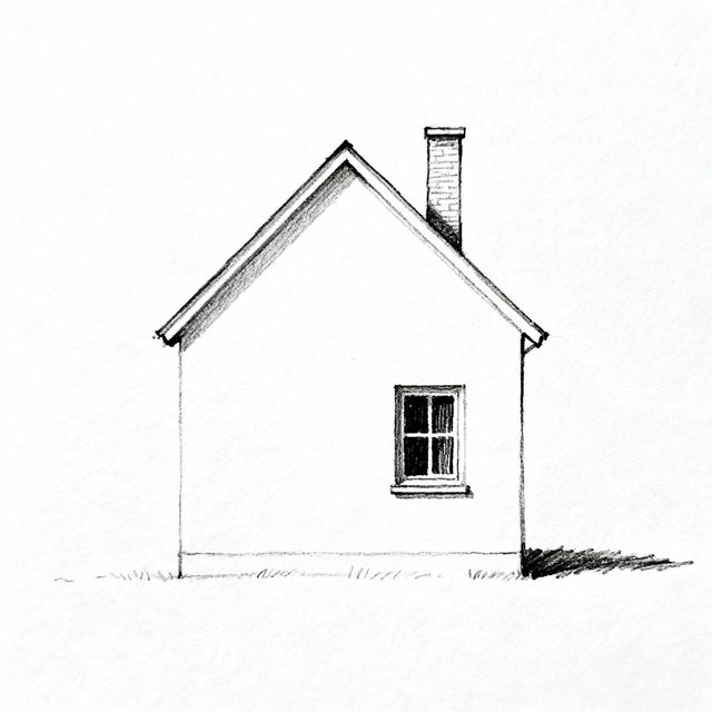 Basic House Drawings - AI Generated gallery