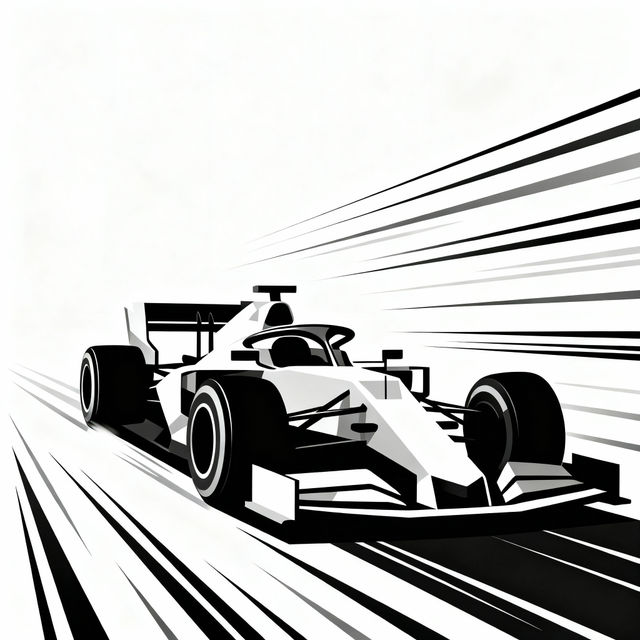 Easy F1 Car Drawing gallery