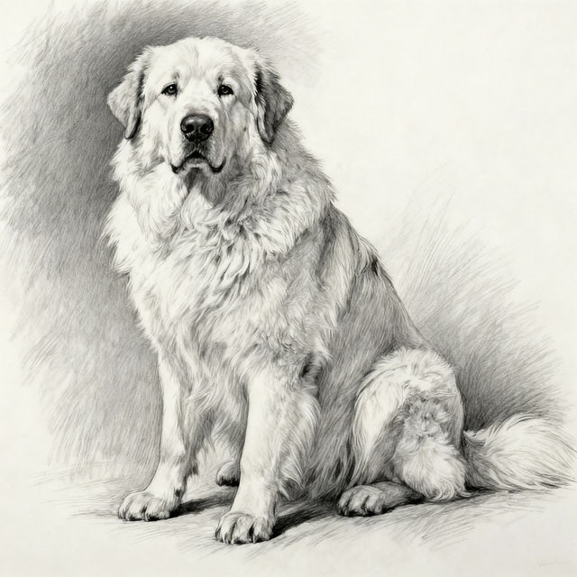 Great Pyrenees Drawings gallery